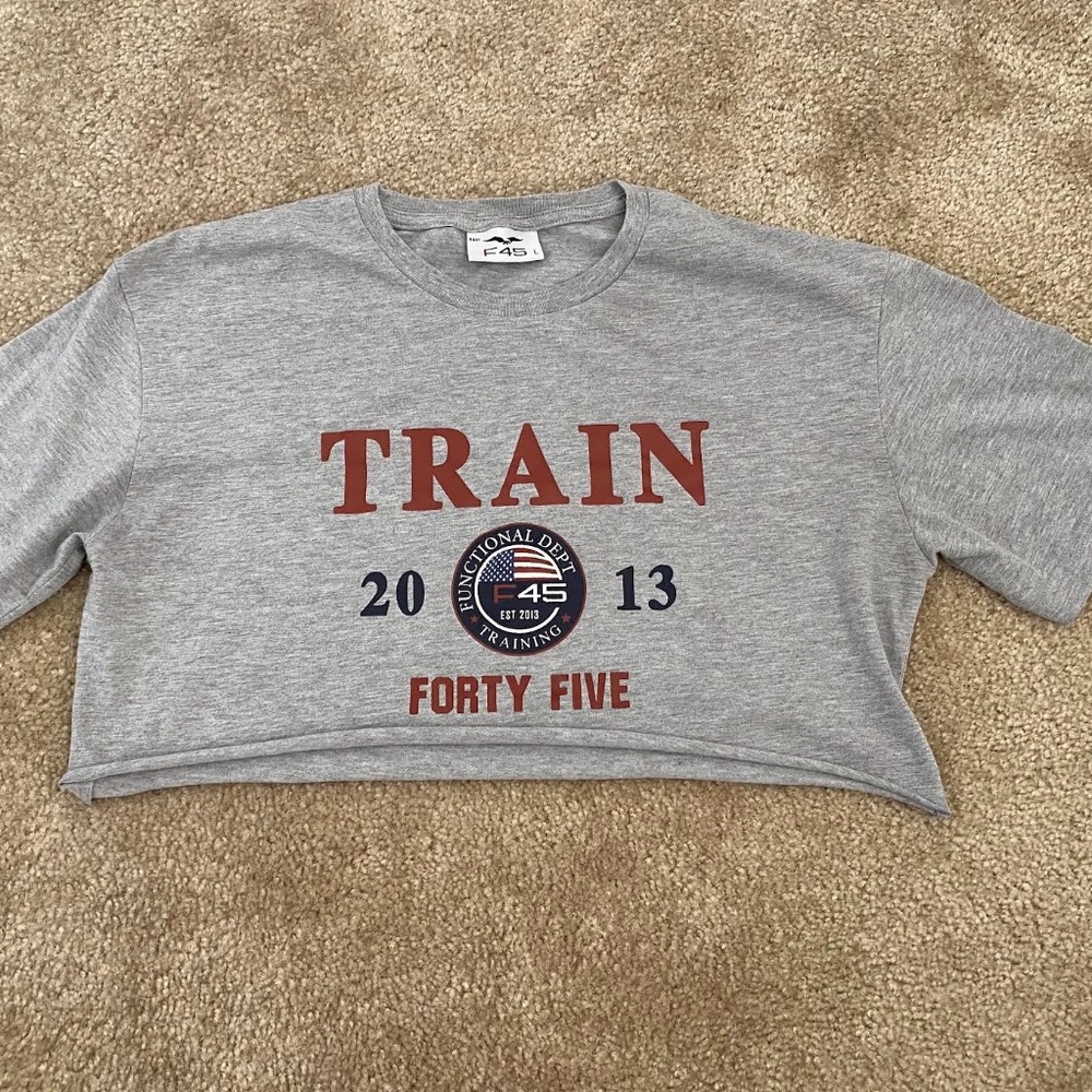 F45 Training Cropped Tee - Vintage